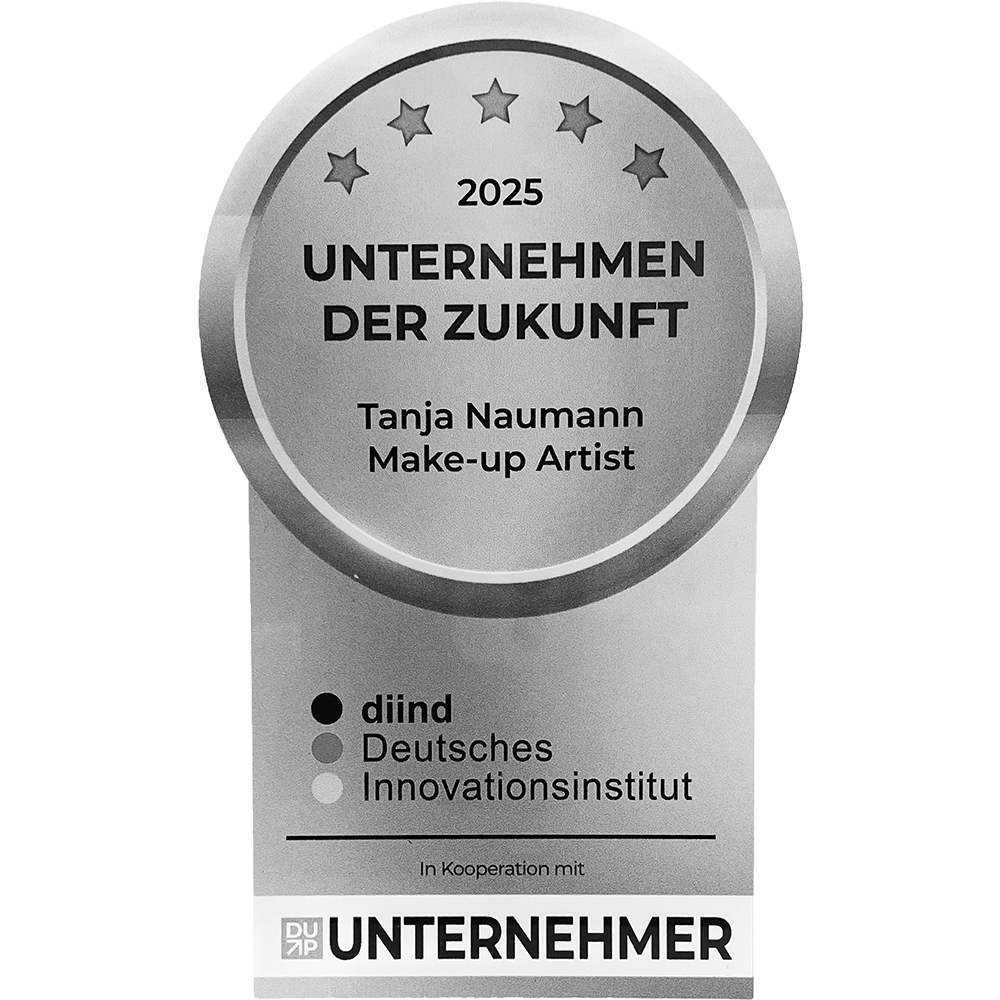 Auszeichnung Unternehmerin der Zukunft für Tanja Naumann durch das Deutsche Innovationsinstitut.